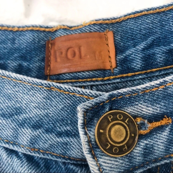 POL Released Hem Gold Piped Straight Leg Jean M - Picture 5 of 9